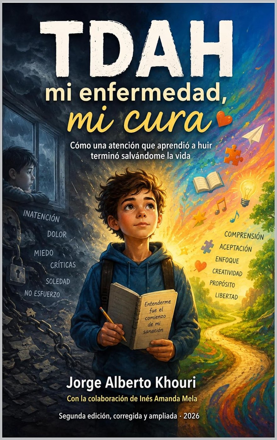Tapa de TDAH: mi enfermedad, mi cura, segunda edición